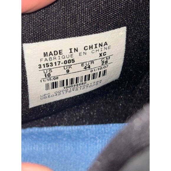 Air Jordan 9 Retro “UNC Black/University Blue” Size 10 (315317-005) - Picture 5 of 14